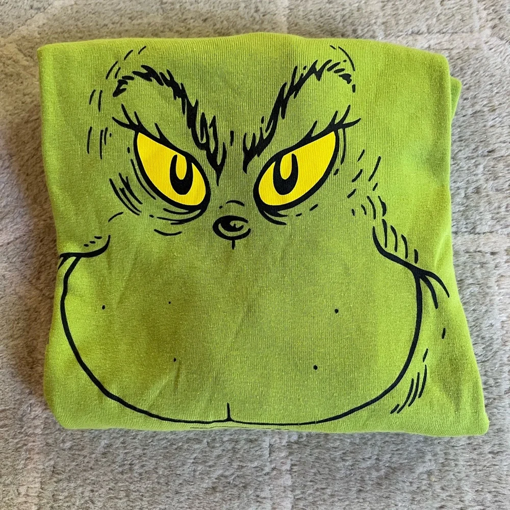 Hanna Andersson Dr. Seuss Grinch PJ Top - Picture 3 of 12